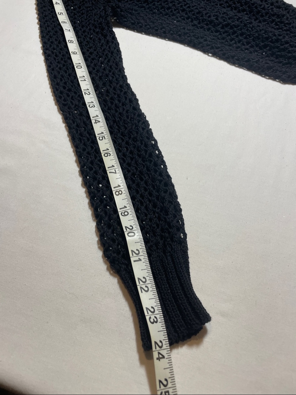 AGB Black Open-Weave Scoop Neck Sweater - Picture 8 of 10